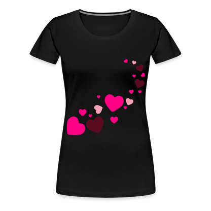 Magic Hearts | Women’s Premium T-Shirt - black