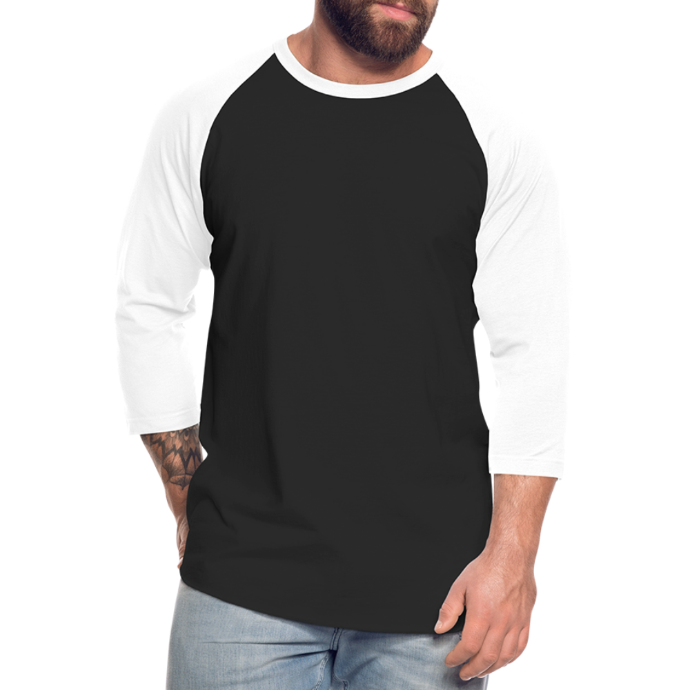 Baseball T-Shirt– Timeless Style & Comfort - black/white