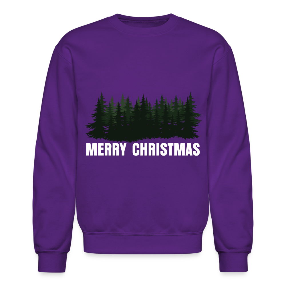 Merry Christmas Sweatshirt for Women | Merry Christmas Sweatshirt for Men | Crewneck Sweatshirt - purple