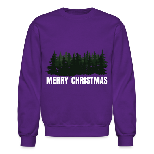 Merry Christmas Sweatshirt for Women | Merry Christmas Sweatshirt for Men | Crewneck Sweatshirt - purple