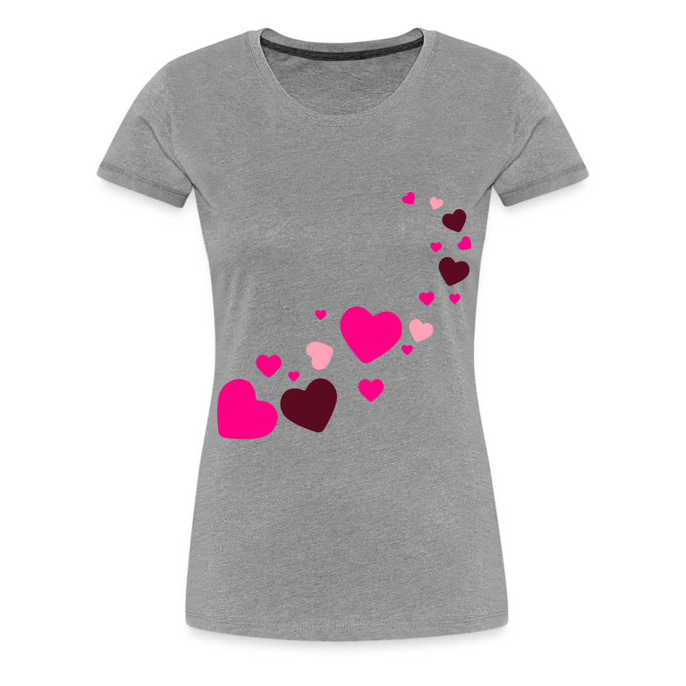 Magic Hearts | Women’s Premium T-Shirt - heather gray