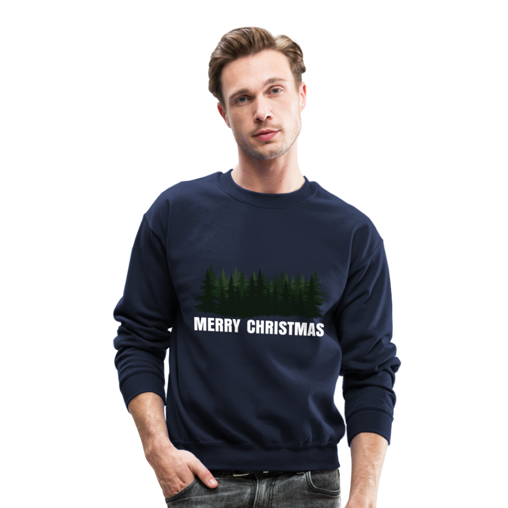 Merry Christmas Sweatshirt for Women | Merry Christmas Sweatshirt for Men | Crewneck Sweatshirt - navy