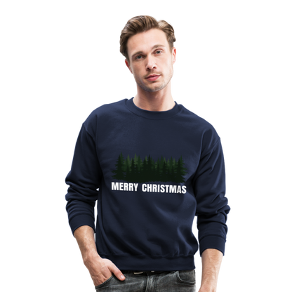 Merry Christmas Sweatshirt for Women | Merry Christmas Sweatshirt for Men | Crewneck Sweatshirt - navy