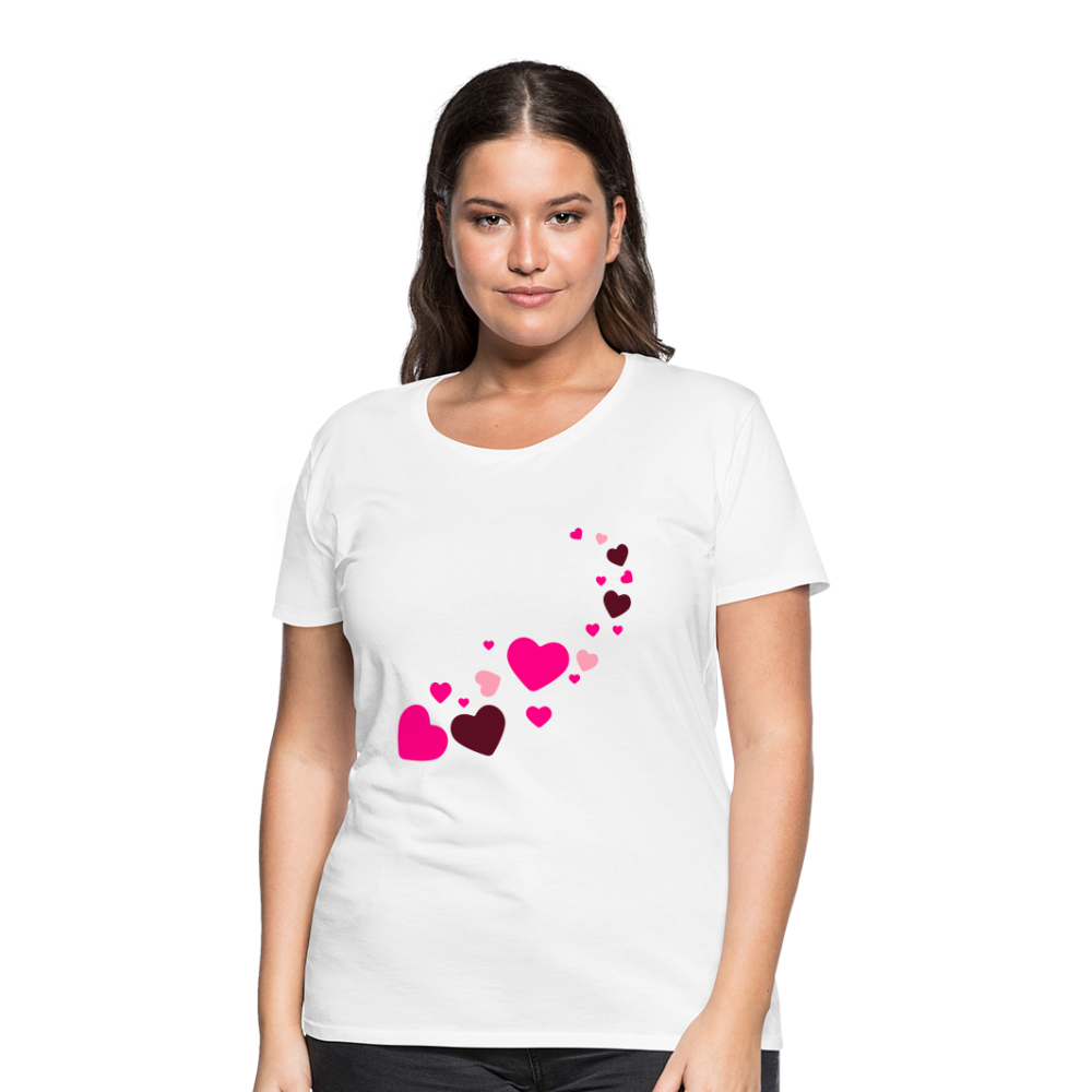 Magic Hearts | Women’s Premium T-Shirt - white