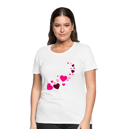 Magic Hearts | Women’s Premium T-Shirt - white