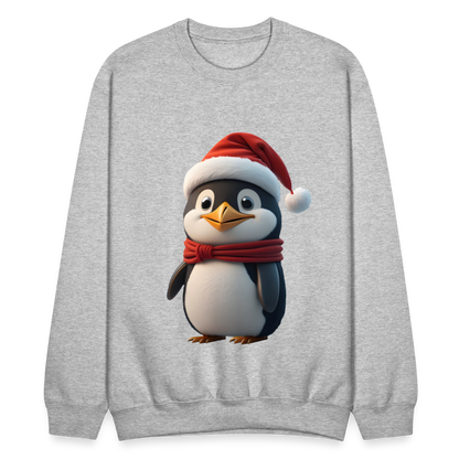 Unisex Crewneck Sweatshirt | Penguim | Chritmas | Holiday - heather gray