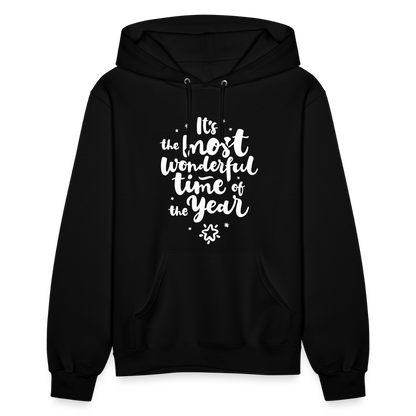 Christmas Hoodies for Her | It's the most wonderful time of the Year |Women's Hoodie - black