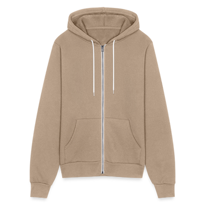 I am so Grateful | Thanksgiving Hoodie | Bella + Canvas Unisex Full Zip Hoodie - tan