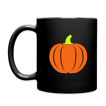 Thanksgiving pumpkin black Full Color Mug - black