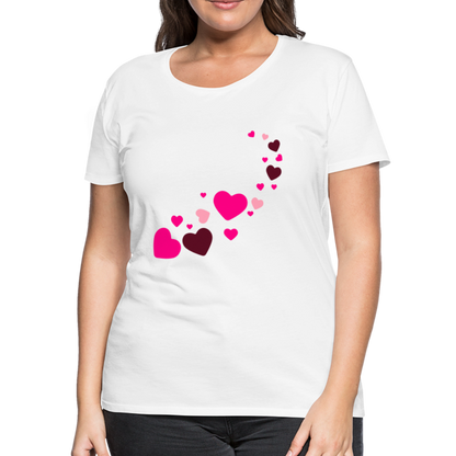 Magic Hearts | Women’s Premium T-Shirt - white