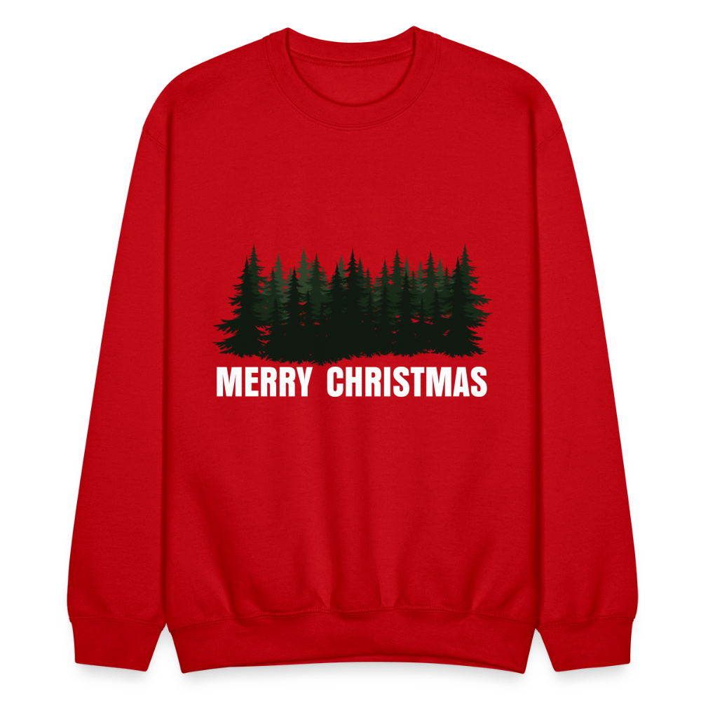 Merry Christmas Sweatshirt for Women | Merry Christmas Sweatshirt for Men | Crewneck Sweatshirt - red