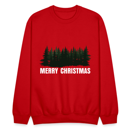 Merry Christmas Sweatshirt for Women | Merry Christmas Sweatshirt for Men | Crewneck Sweatshirt - red