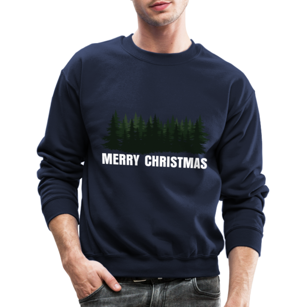 Merry Christmas Sweatshirt for Women | Merry Christmas Sweatshirt for Men | Crewneck Sweatshirt - navy