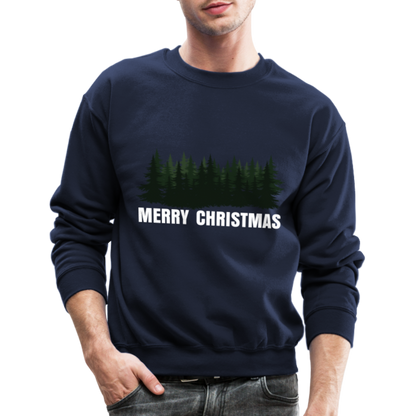 Merry Christmas Sweatshirt for Women | Merry Christmas Sweatshirt for Men | Crewneck Sweatshirt - navy