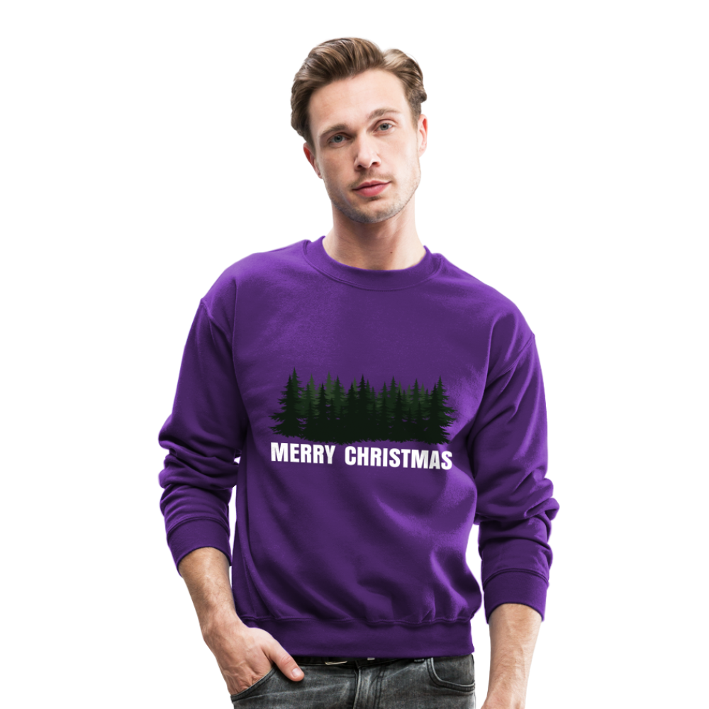 Merry Christmas Sweatshirt for Women | Merry Christmas Sweatshirt for Men | Crewneck Sweatshirt - purple