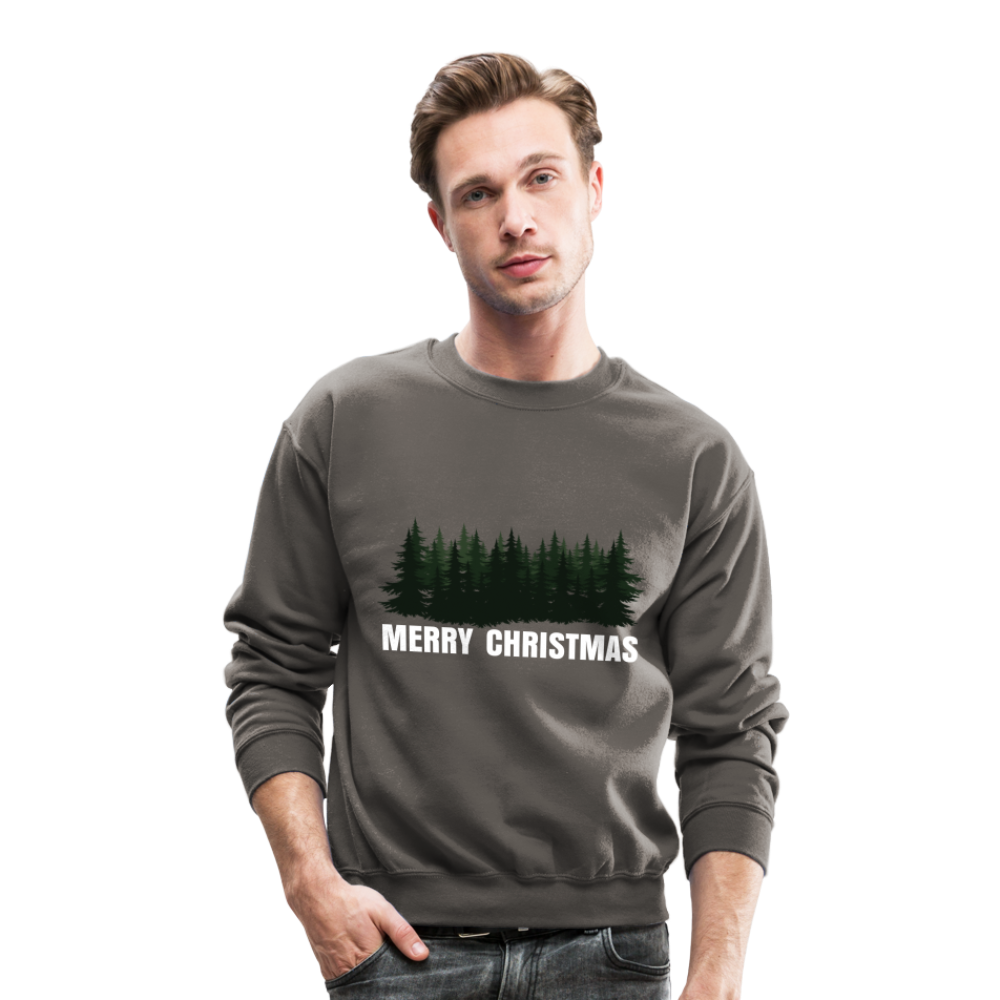 Merry Christmas Sweatshirt for Women | Merry Christmas Sweatshirt for Men | Crewneck Sweatshirt - asphalt gray