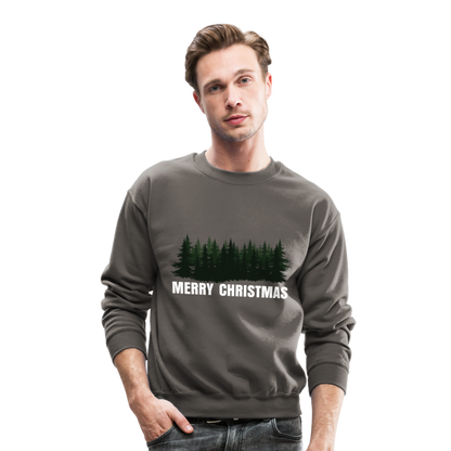 Merry Christmas Sweatshirt for Women | Merry Christmas Sweatshirt for Men | Crewneck Sweatshirt - asphalt gray