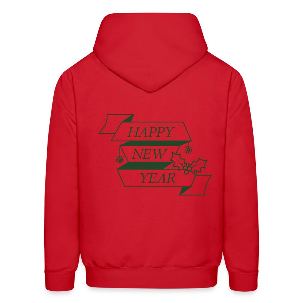 Happy New Year 2025 | Men's Hoodie - red