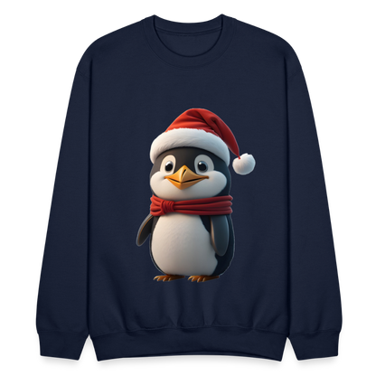 Unisex Crewneck Sweatshirt | Penguim | Chritmas | Holiday - navy