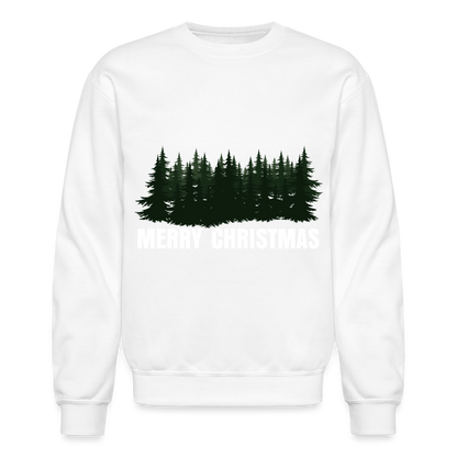 Merry Christmas Sweatshirt for Women | Merry Christmas Sweatshirt for Men | Crewneck Sweatshirt - white