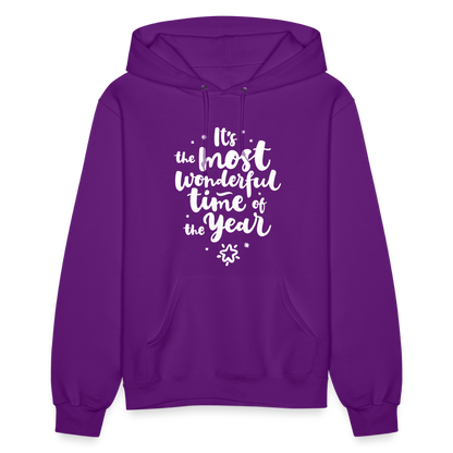 Christmas Hoodies for Her | It's the most wonderful time of the Year |Women's Hoodie - purple