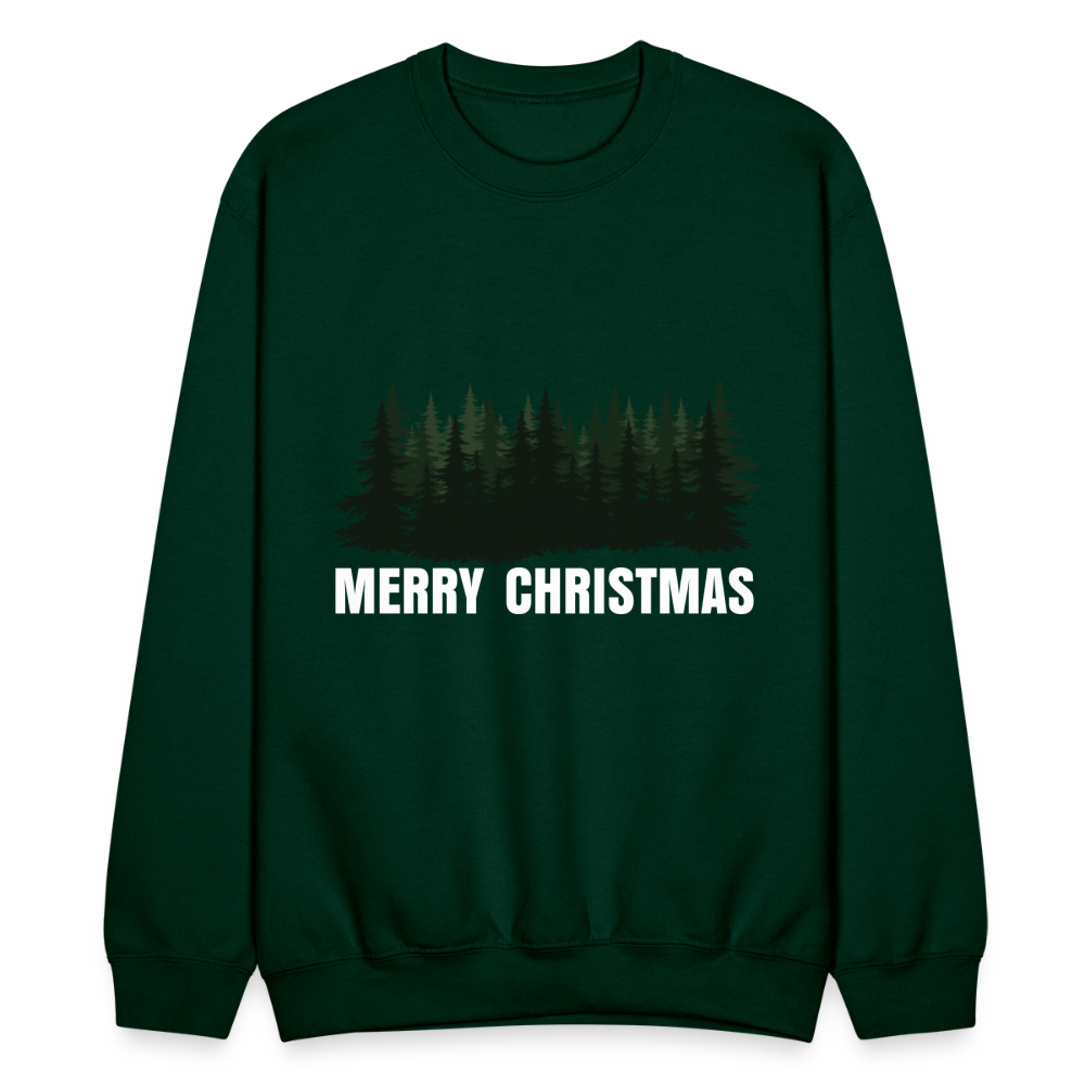 Merry Christmas Sweatshirt for Women | Merry Christmas Sweatshirt for Men | Crewneck Sweatshirt - forest green