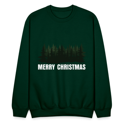 Merry Christmas Sweatshirt for Women | Merry Christmas Sweatshirt for Men | Crewneck Sweatshirt - forest green