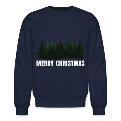 Merry Christmas Sweatshirt for Women | Merry Christmas Sweatshirt for Men | Crewneck Sweatshirt - navy