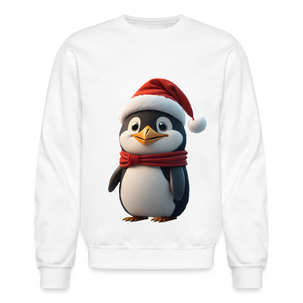 Unisex Crewneck Sweatshirt | Penguim | Chritmas | Holiday - white