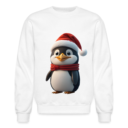 Unisex Crewneck Sweatshirt | Penguim | Chritmas | Holiday - white