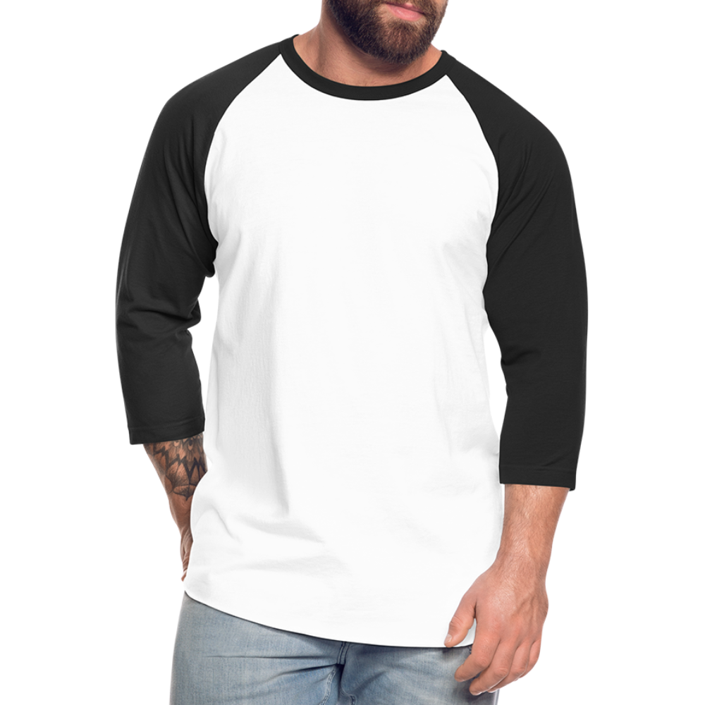 Baseball T-Shirt– Timeless Style & Comfort - white/black