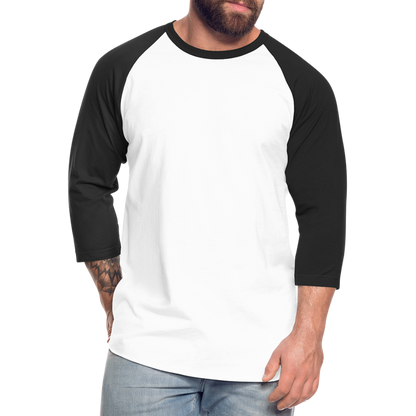 Baseball T-Shirt– Timeless Style & Comfort - white/black