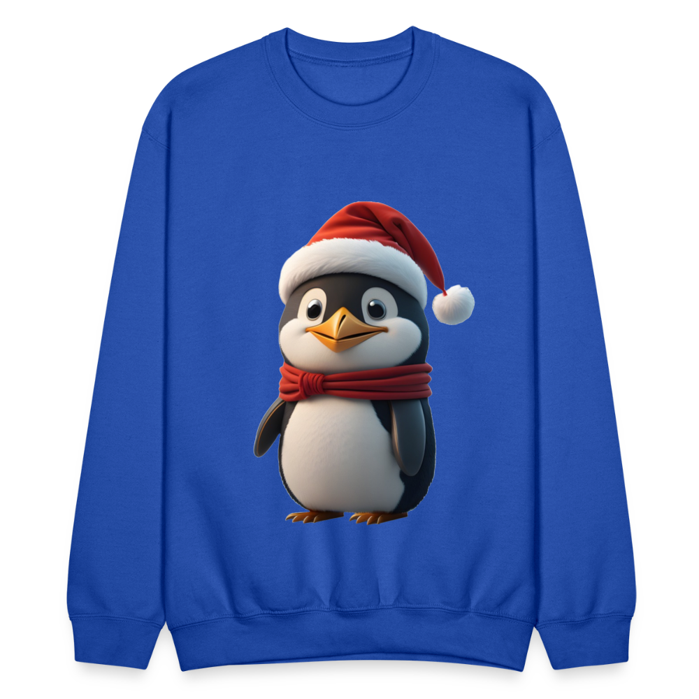 Unisex Crewneck Sweatshirt | Penguim | Chritmas | Holiday - royal blue