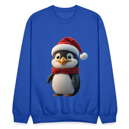 Unisex Crewneck Sweatshirt | Penguim | Chritmas | Holiday - royal blue