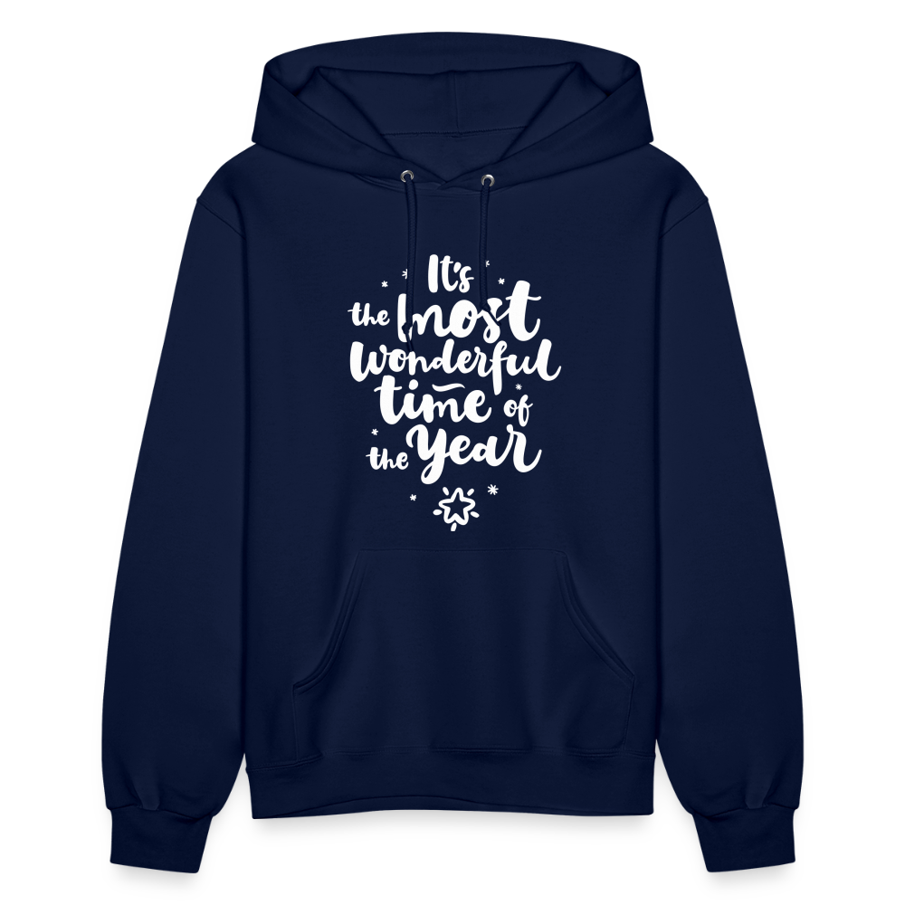 Christmas Hoodies for Her | It's the most wonderful time of the Year |Women's Hoodie - navy