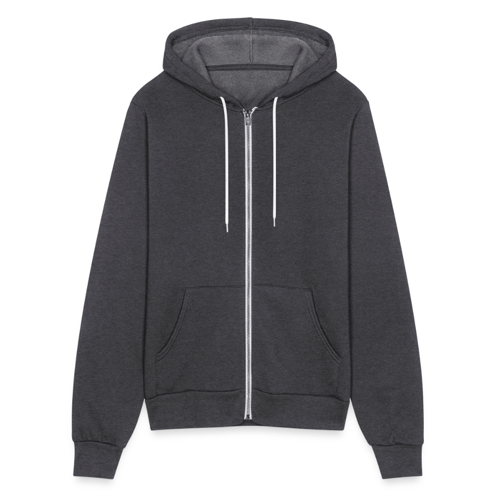 I am so Grateful | Thanksgiving Hoodie | Bella + Canvas Unisex Full Zip Hoodie - charcoal grey