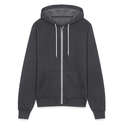 I am so Grateful | Thanksgiving Hoodie | Bella + Canvas Unisex Full Zip Hoodie - charcoal grey