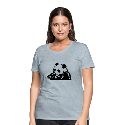 Panda Design T-Shirts for Women | Women’s Premium T-Shirt - heather ice blue