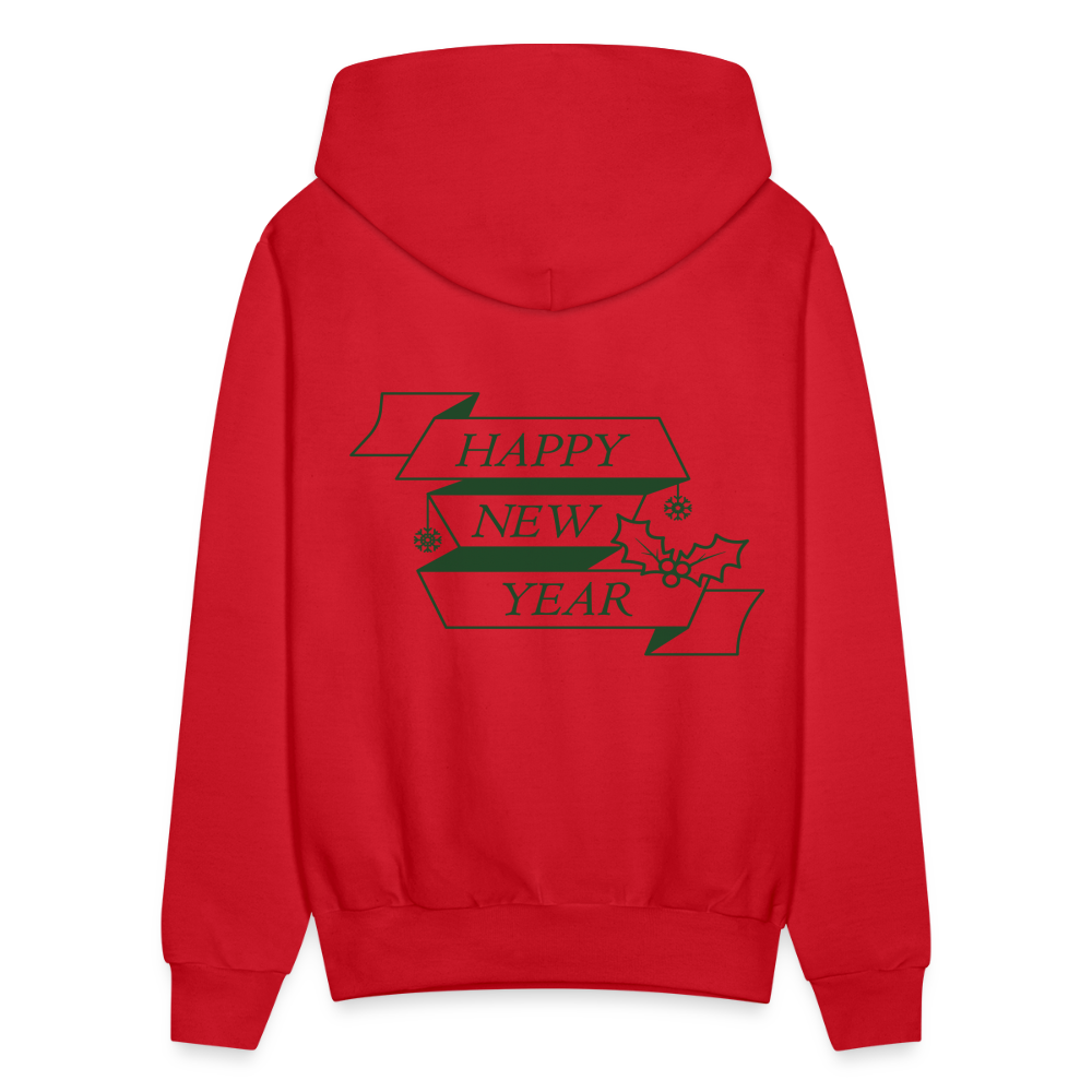 Happy New Year 2025 | Men's Hoodie - red