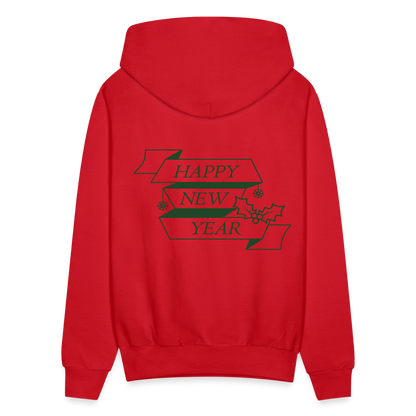 Happy New Year 2025 | Men's Hoodie - red