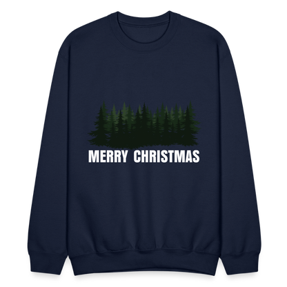 Merry Christmas Sweatshirt for Women | Merry Christmas Sweatshirt for Men | Crewneck Sweatshirt - navy