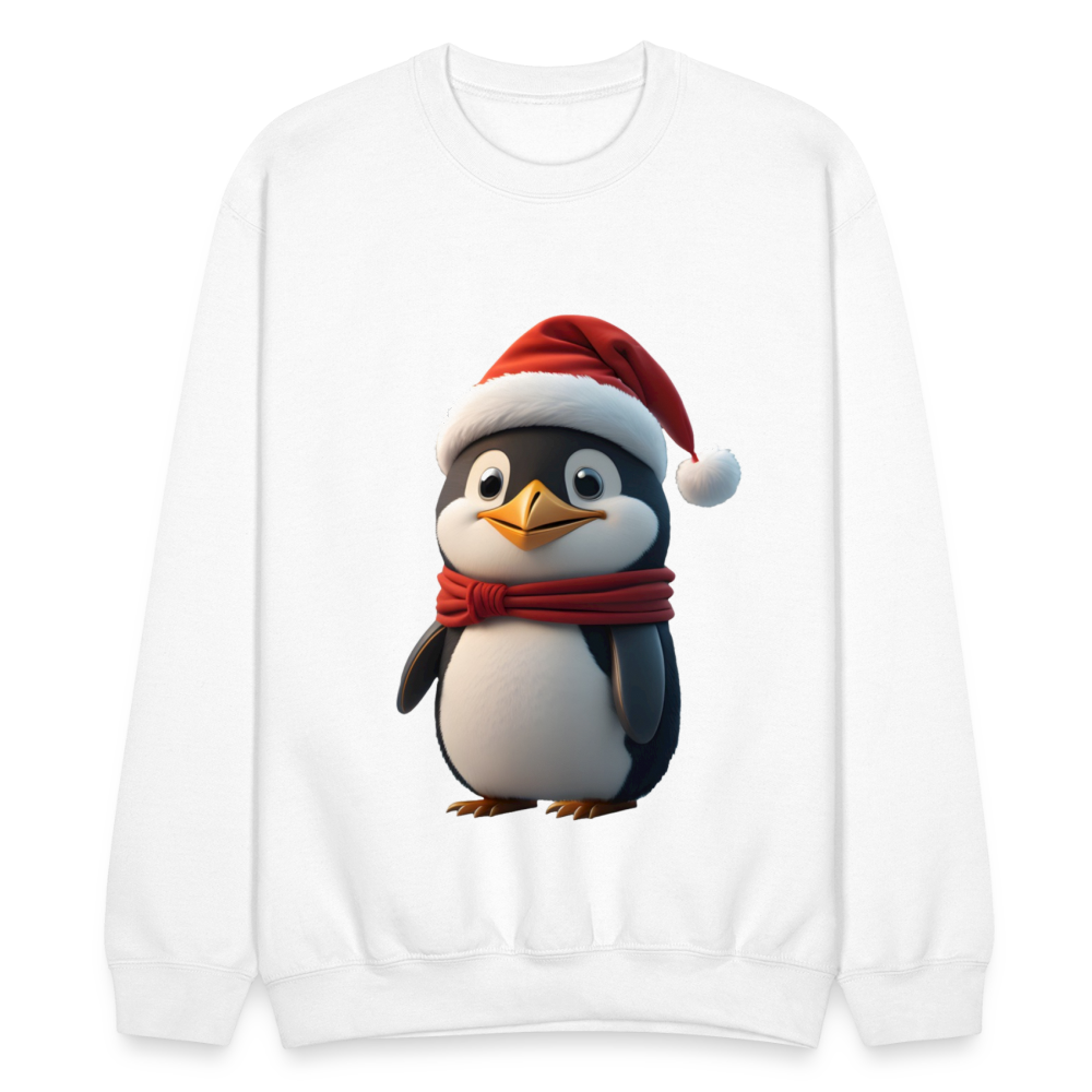 Unisex Crewneck Sweatshirt | Penguim | Chritmas | Holiday - white