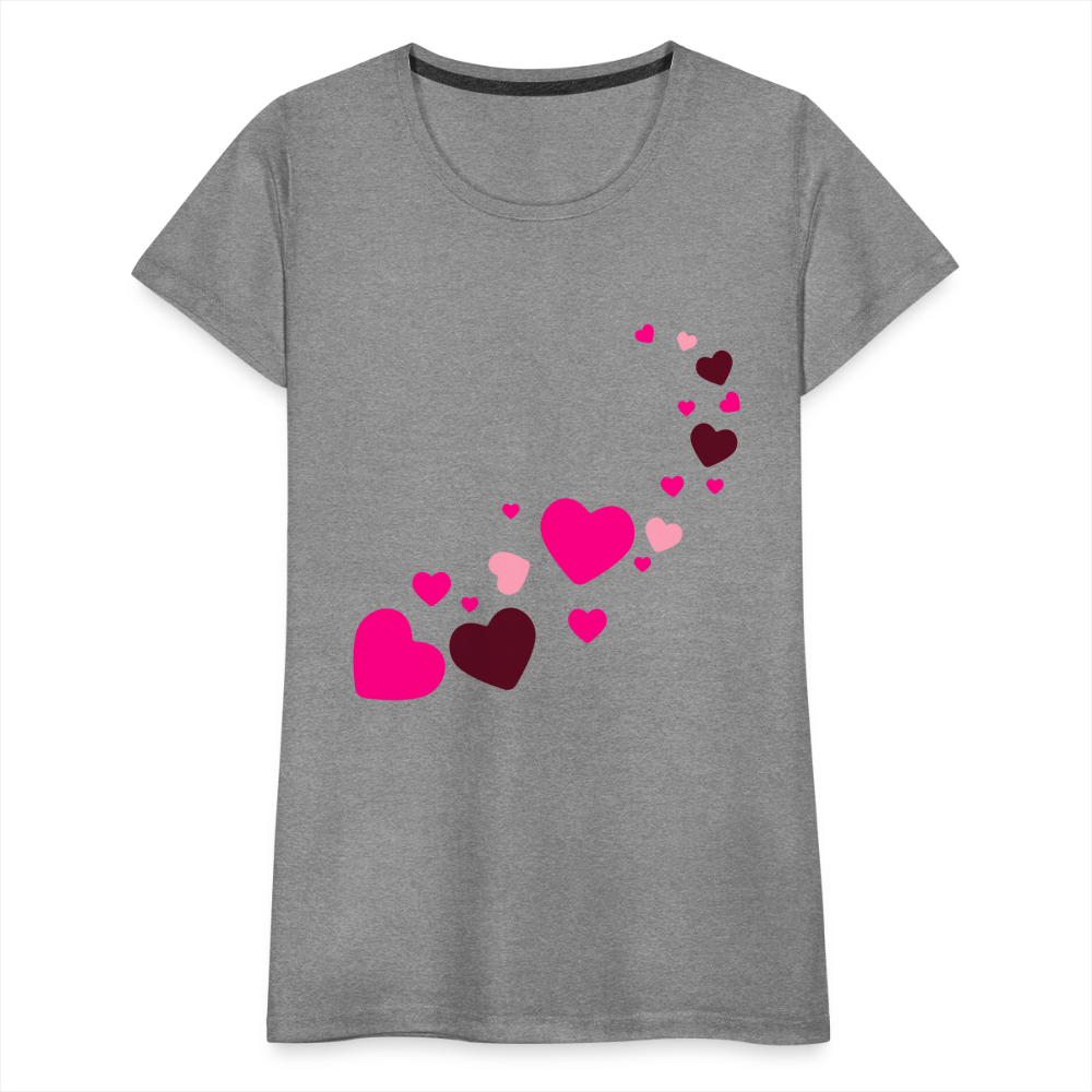 Magic Hearts | Women’s Premium T-Shirt - heather gray