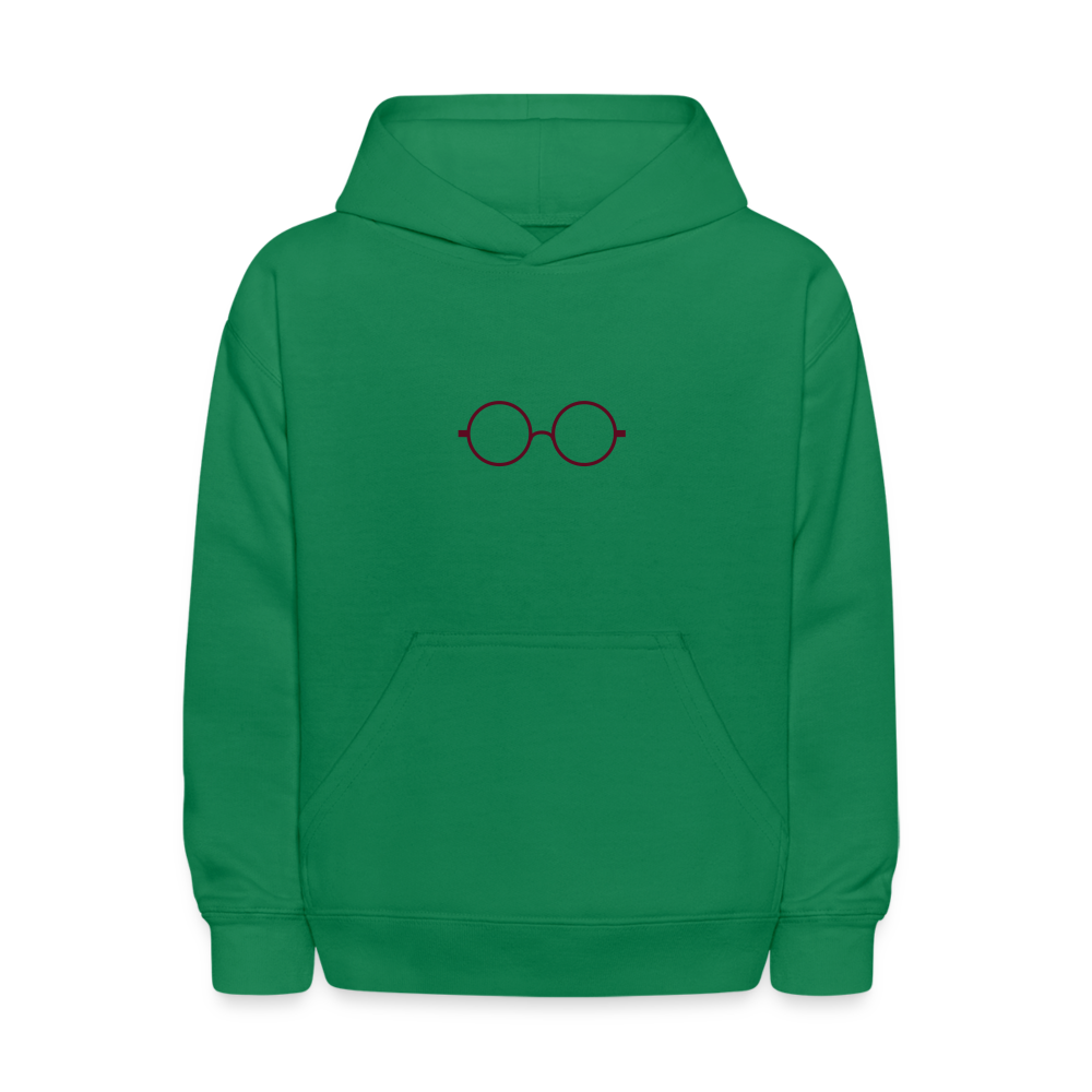 Kids' Hoodie- Harry Potter Spects Hoodie- - kelly green