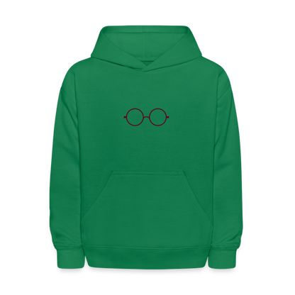 Kids' Hoodie- Harry Potter Spects Hoodie- - kelly green