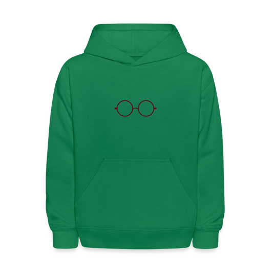 Kids' Hoodie- Harry Potter Spects Hoodie- - kelly green