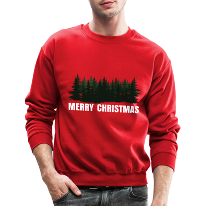 Merry Christmas Sweatshirt for Women | Merry Christmas Sweatshirt for Men | Crewneck Sweatshirt - red