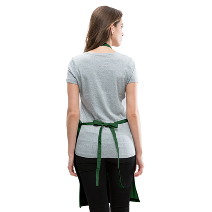 Happy Thanksgiving Apron | Adjustable Apron - forest green