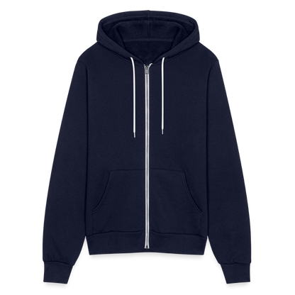 I am so Grateful | Thanksgiving Hoodie | Bella + Canvas Unisex Full Zip Hoodie - navy