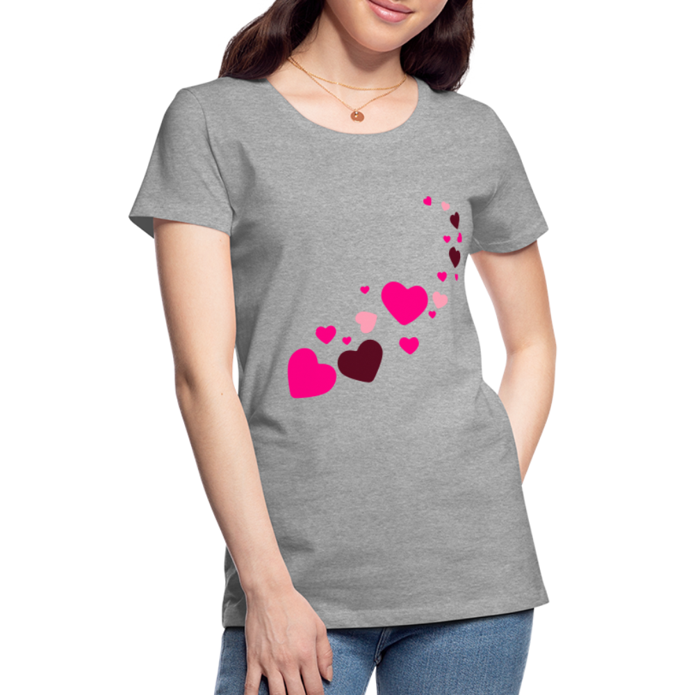 Magic Hearts | Women’s Premium T-Shirt - heather gray